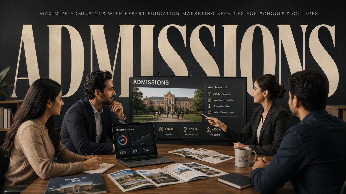 Maximize Admissions with Expert Education Marketing Services for Schools & Colleges