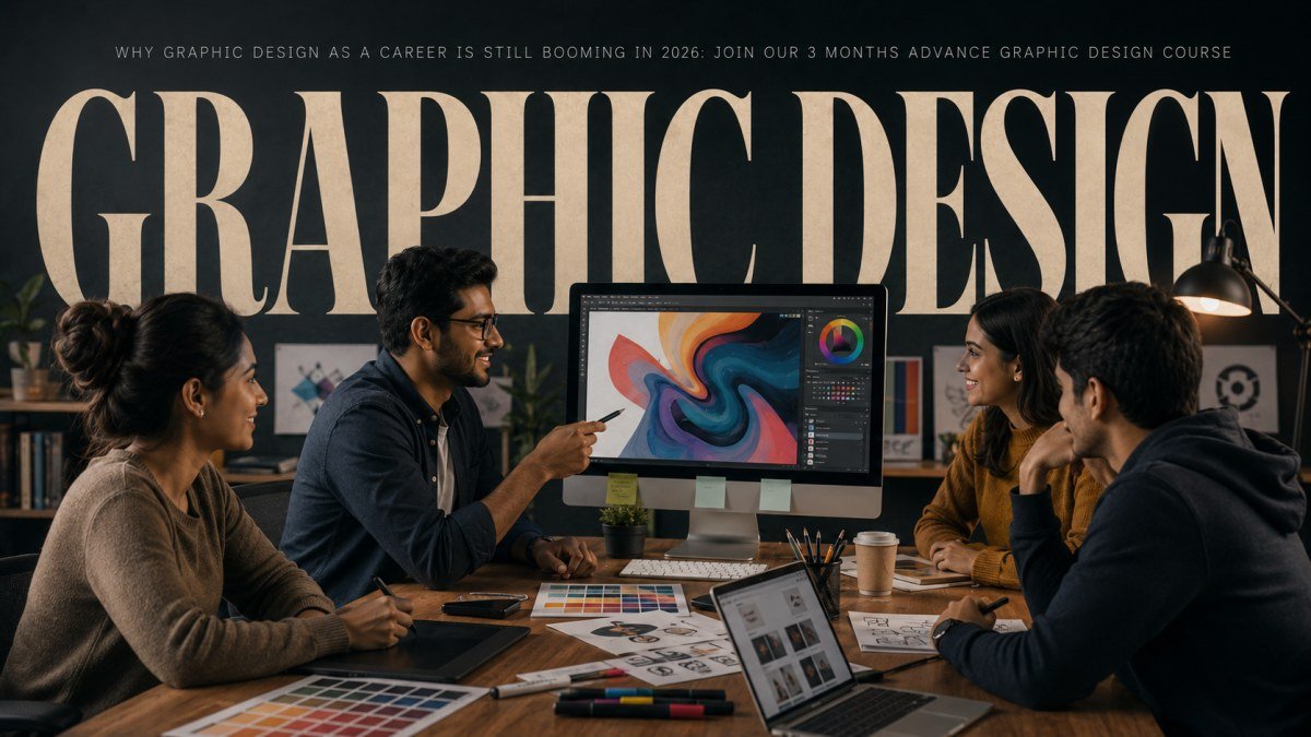 Why Graphic Design as a Career is Still Booming in 2026: Join Our 3 Months Advance Graphic Design Course